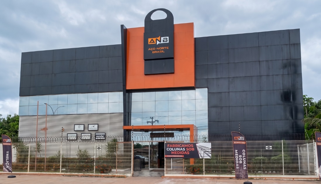 Fachada da Aço Norte Brasil em Macapá
